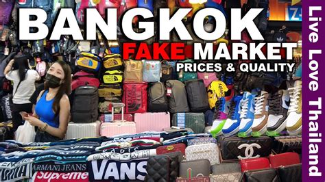 Bangkok counterfeit stores